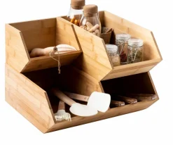 BAMBOO Boîte à Mouchoirs Naturel