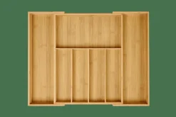 BAMBOO Organisateur Tiroir Escamotable Naturel