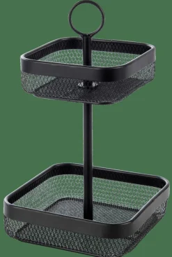 BLACK LUNAR Panier Carré 2 Pièces Noir