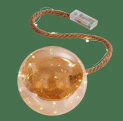 BLOXEM Boule Déco Avec 21 LEDs Doré