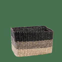 BOBO Panier Tiroir Noir, Naturel