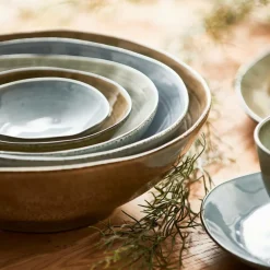 EARTH LAGOON Assiette Creuse Vert Clair