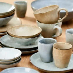 EARTH LAGOON Assiette Creuse Vert Clair