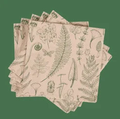 ECO NATURE Set De 20 Serviettes Multicolore