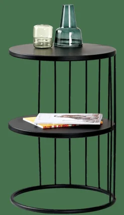 ELMER Table D'appoint Noir