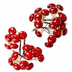 FOAM Citrouilles Déco Set De 12 Rouge