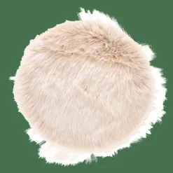 FUR MIX Coussin De Chaise Blanc