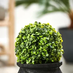 GREEN Boule En Buis Artificielle Vert