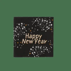 HAPPY NY Set De 20 Serviettes Vert
