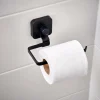 INDUSTRIA Porte-rouleau WC Avec Ventouse Noir