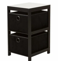 LINOLUX Boîte De Rangement Avec Fermeture éclair Beige