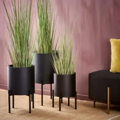 LOUNGE Pot De Jardin Noir