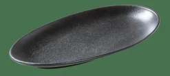 MAGMA Assiette Ovale Noir