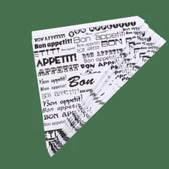 NJAM Cornets Set De 10 Noir, Blanc