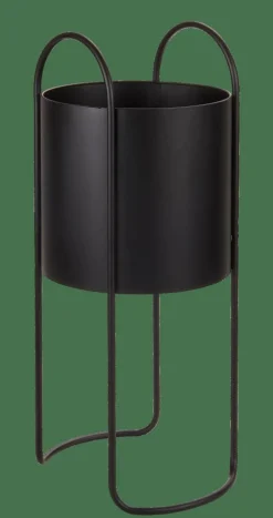 OLGA Pot De Fleurs Noir