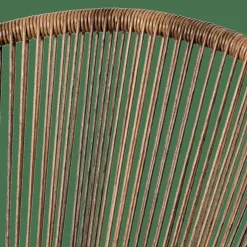 PAPAYO Chaise Lounge Avec Coussin Naturel