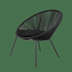 PAPAYO Chaise Lounge Noir