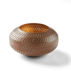 PERFORATO Support Bougie Chauffe-plat Blanc