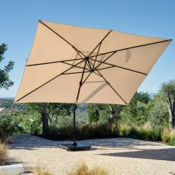 PRAIA Parasol Déporté Sable