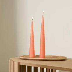 PYRAMID Bougie Blanc Cassé