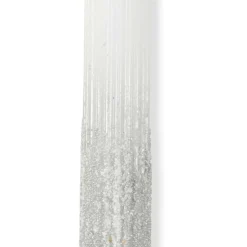 RIBGLI Bougie Côtelée Blanc