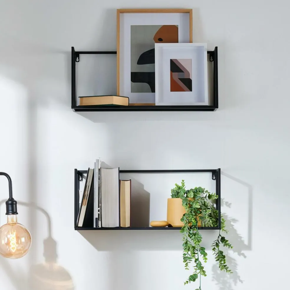 SHORP Étagère à Suspendre Noir