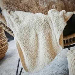 TEDI Coussin Blanc Cassé