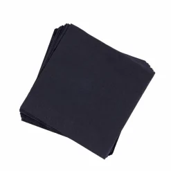 UNI Set De 20 Serviettes Noir