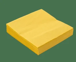 UNI Set De 20 Serviettes Ocre